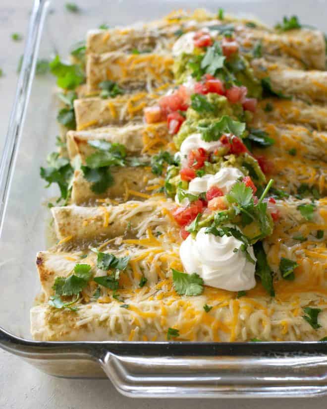 fb image - Chicken and Spinach Enchiladas