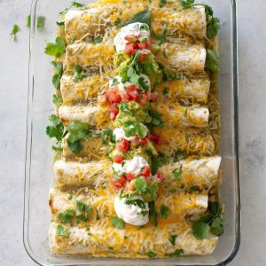 fb image - Chicken and Spinach Enchiladas