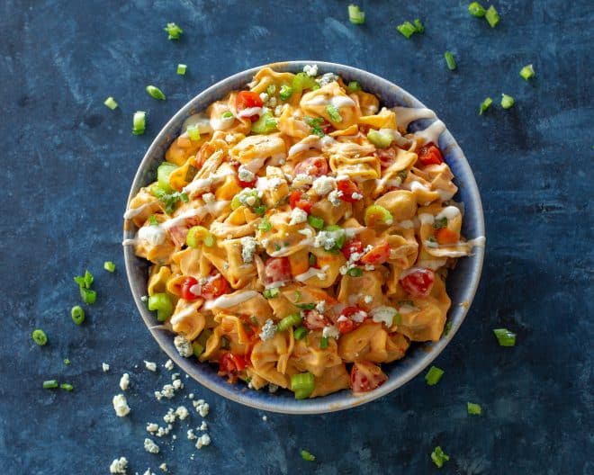 fb image - Buffalo Chicken Tortellini Salad