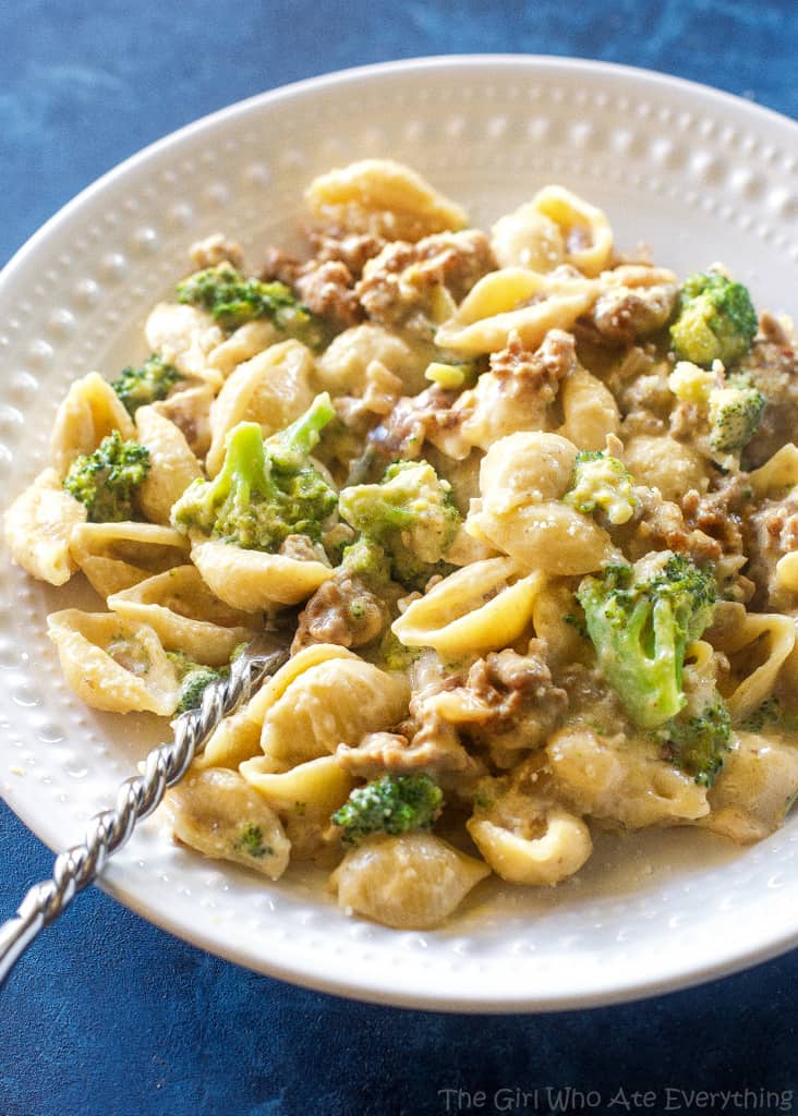 fb image - One-Pot Sausage Broccoli Pasta