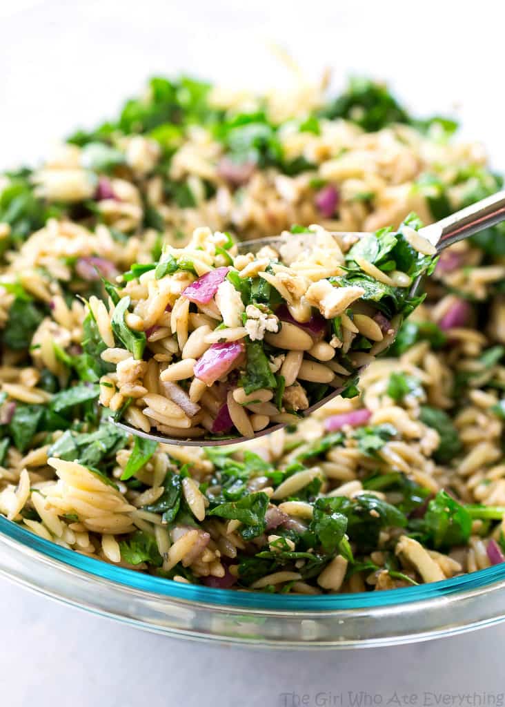 fb image - Spinach, Feta, and Orzo Salad