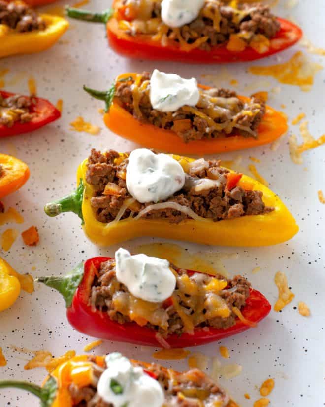 fb image - Mini Taco Stuffed Peppers