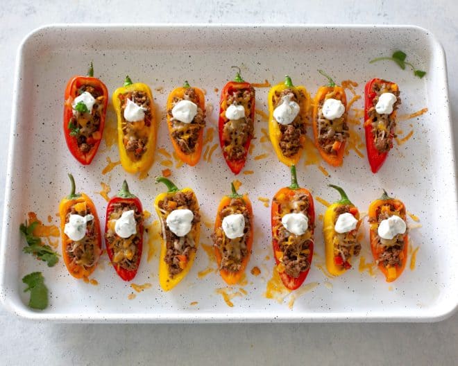 fb image - Mini Taco Stuffed Peppers