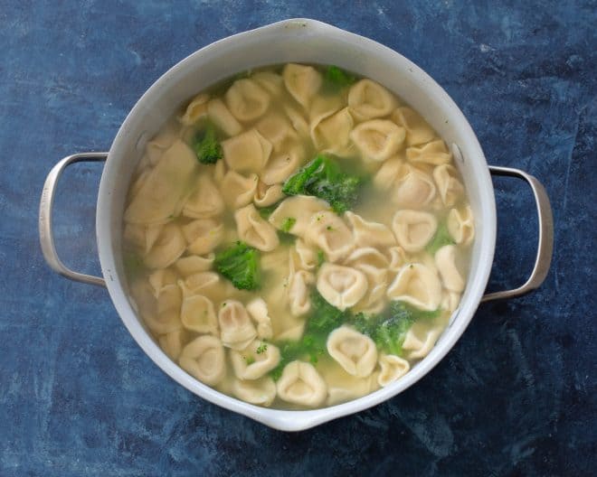 fb image - Creamy Tortellini Broccoli Bacon Cups