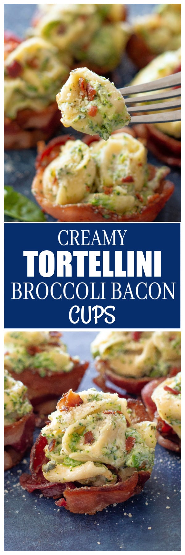 Creamy Tortellini Broccoli Bacon Cups - fb image 184