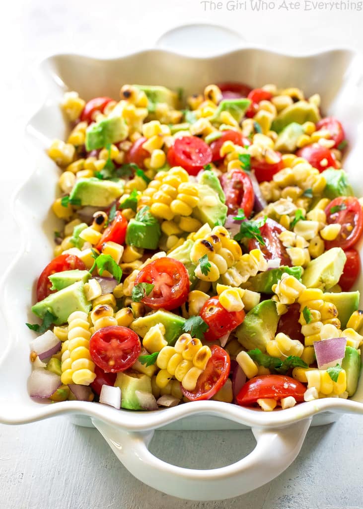 fb image - Corn, Avocado, and Tomato Salad