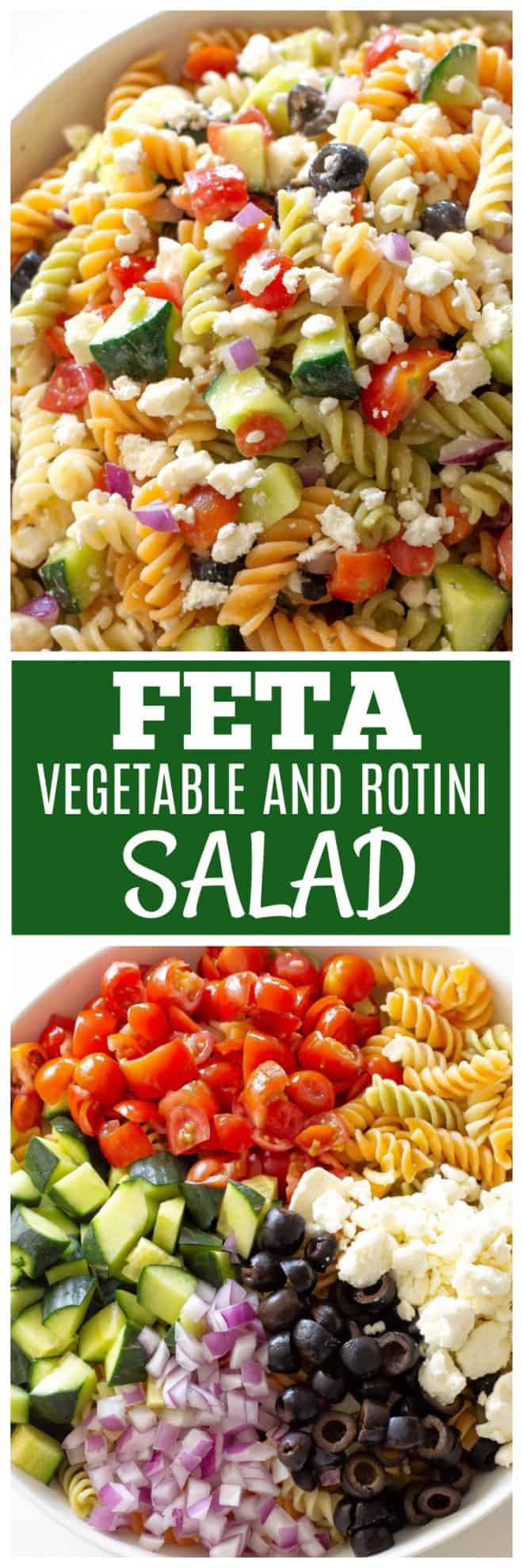 fb image - Feta and Vegetable Rotini Salad