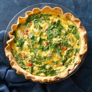 fb image - Spinach and Feta Quiche