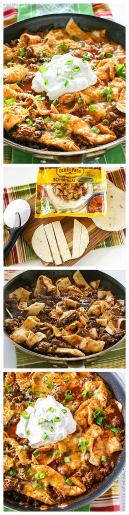 fb image - Easy Beef Burrito Skillet