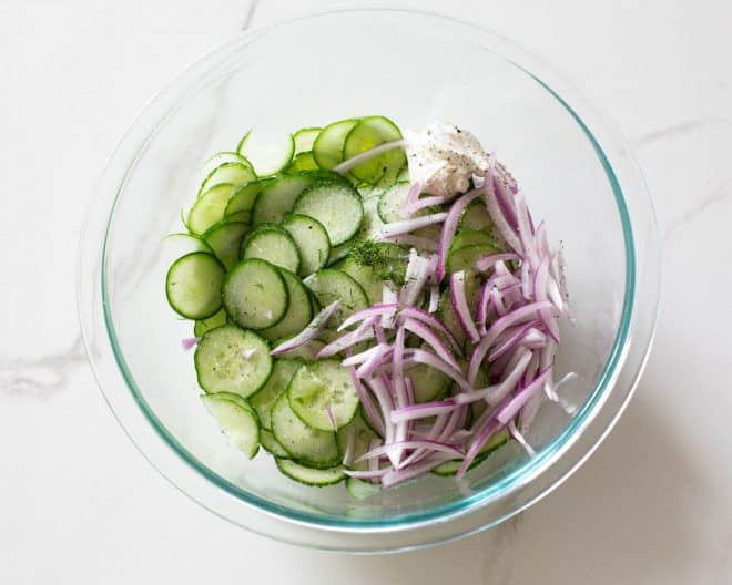 fb image - Creamy Cucumber Salad