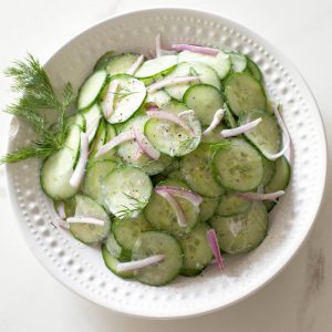 fb image - Creamy Cucumber Salad