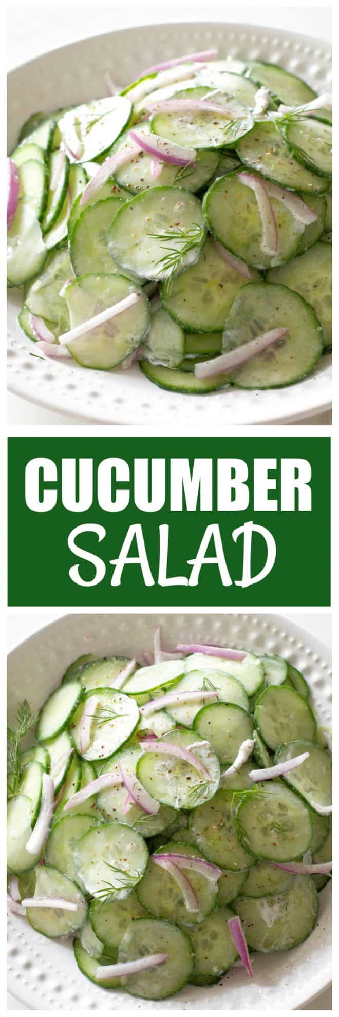 fb image - Creamy Cucumber Salad