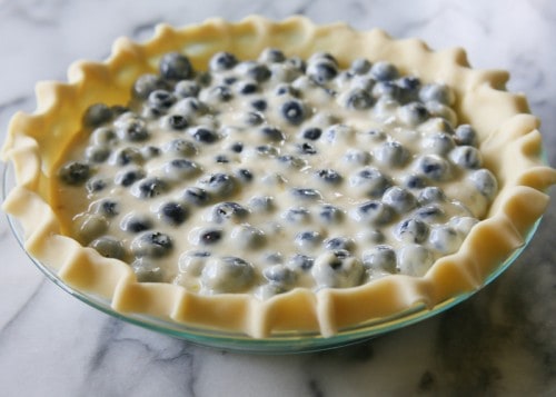 fb image - Blueberry Custard Pie