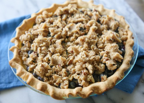 fb image - Blueberry Custard Pie
