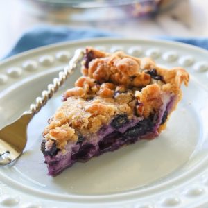 fb image - Blueberry Custard Pie