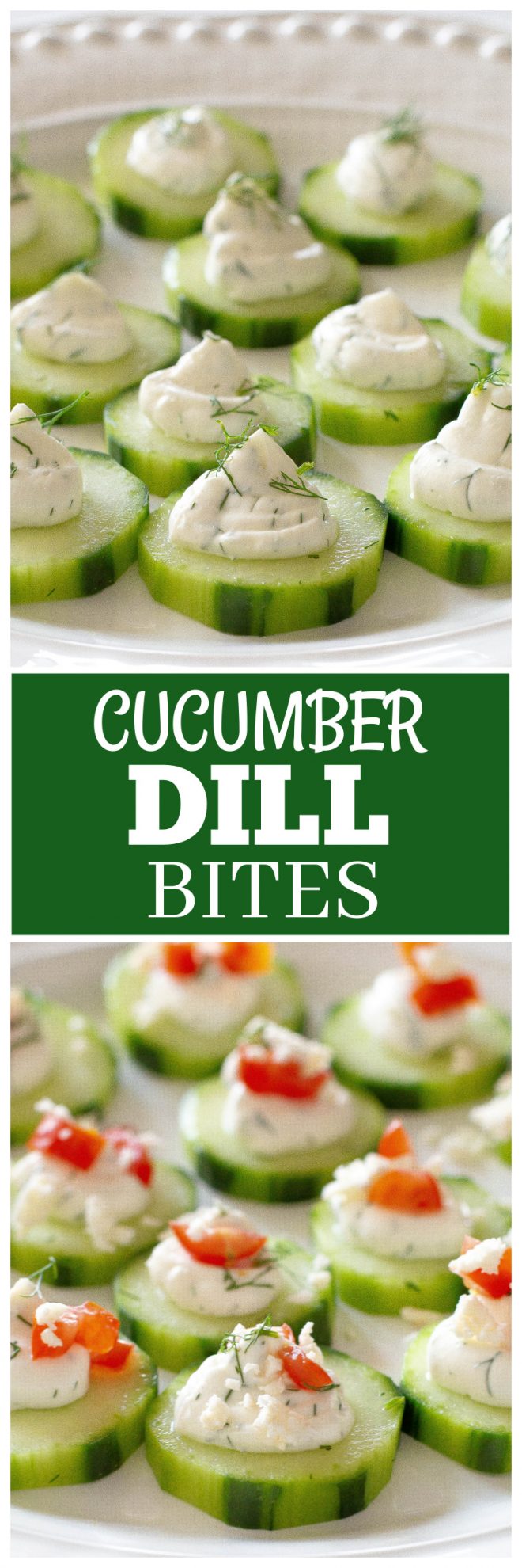cucumber dill bites