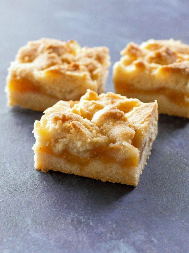 fb image - Peach Crumb Bars