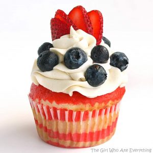 fb image - Flag Cupcakes with Vanilla Buttercream