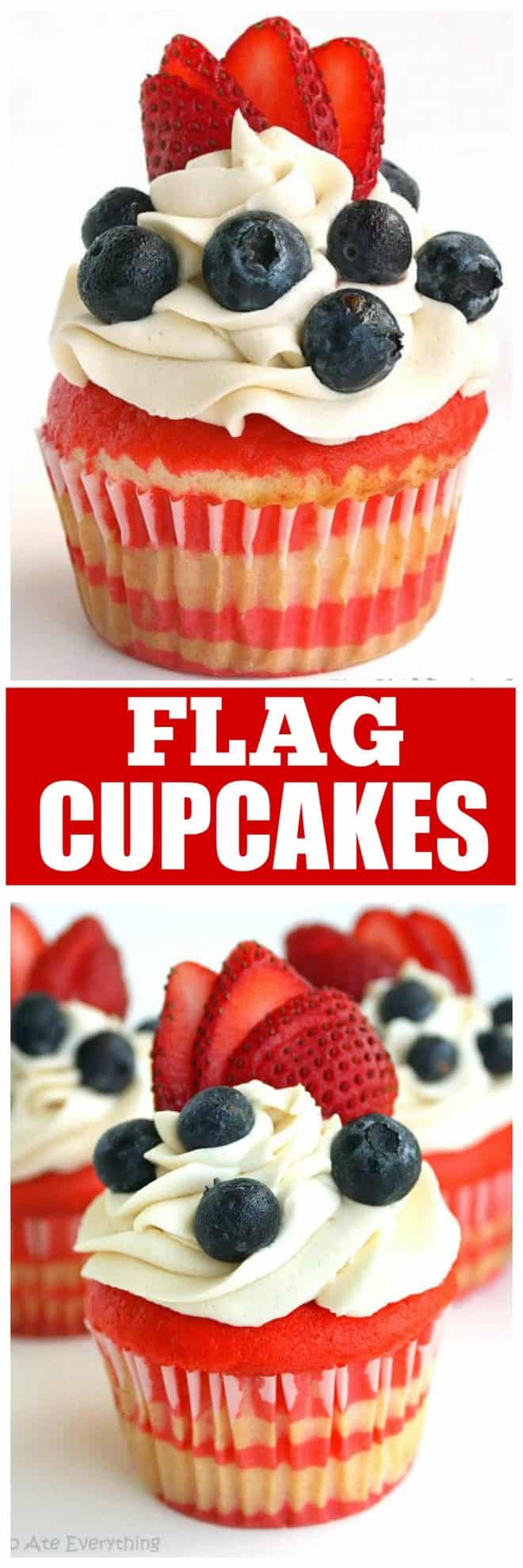 fb image - Flag Cupcakes with Vanilla Buttercream