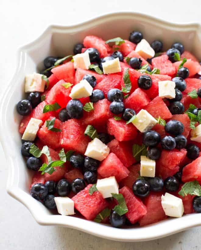 fb image - Watermelon Blueberry Feta Salad
