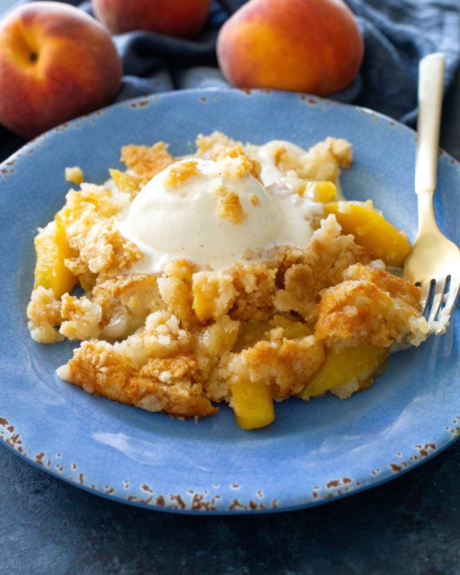 fb image - Easy Peach Cobbler