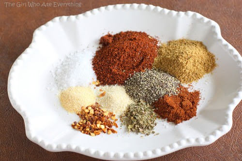 homemade taco seasoning plate - Homemade Taco Seasoning