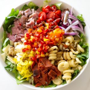 Italian sub pasta salad - Italian Sub Pasta Salad