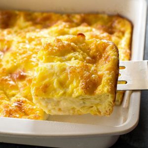 cheesy baked eggs - Baked Eggs