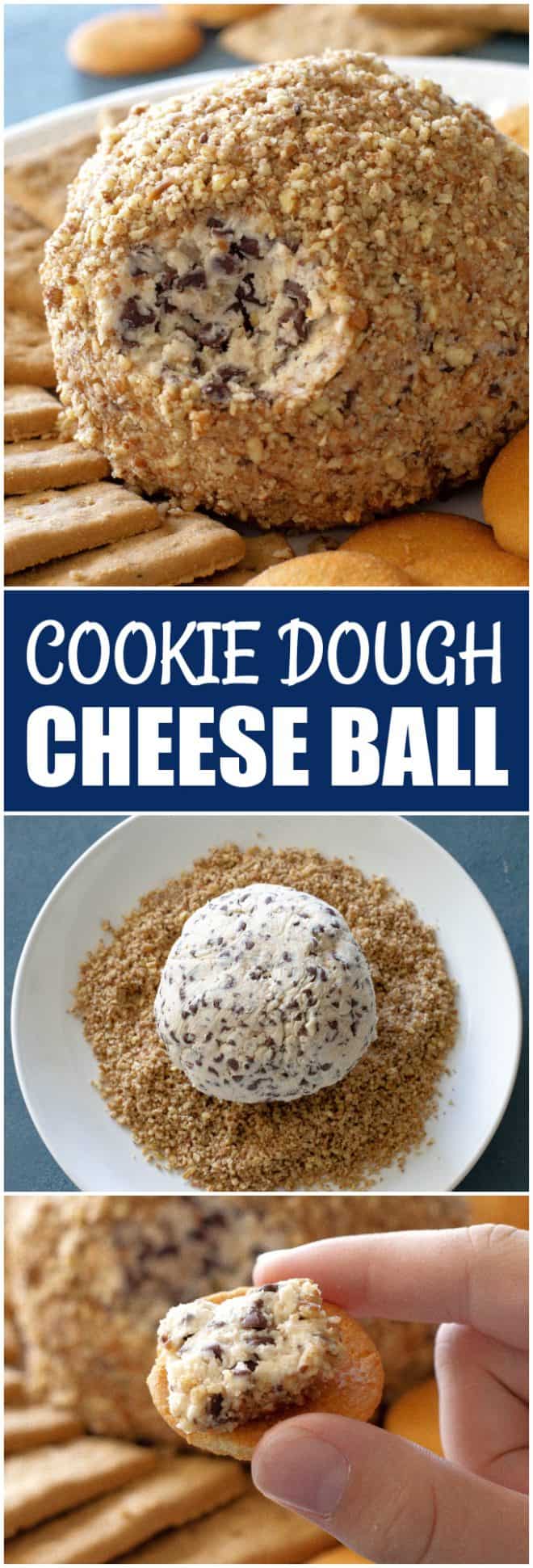 Cookie Dough Cheese Ball - cookie dough cheese ball 660x1941 1