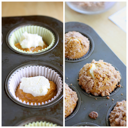 cream cheese - Pumpkin Cream Cheese Muffins