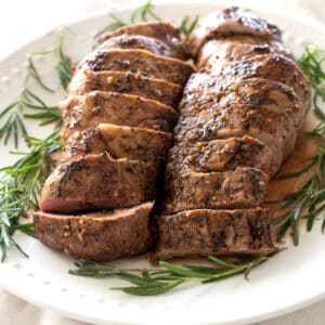 balsamic pork tenderloin - Balsamic Roasted Pork Tenderloin