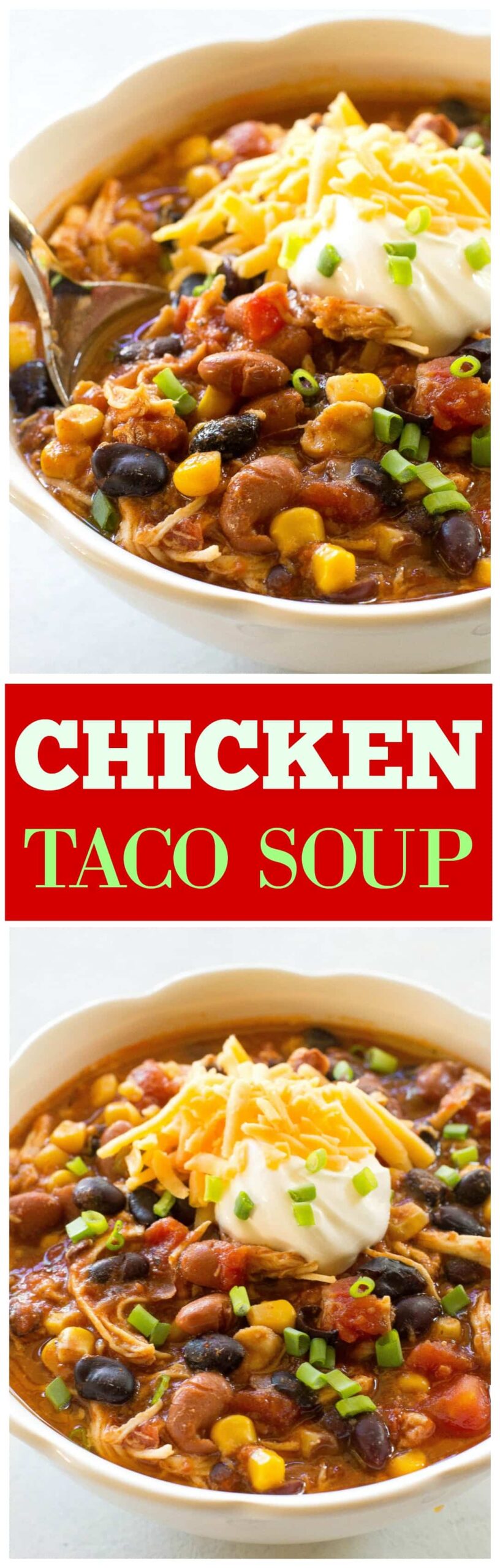 chicken taco soup scaled - Chicken Taco Soup