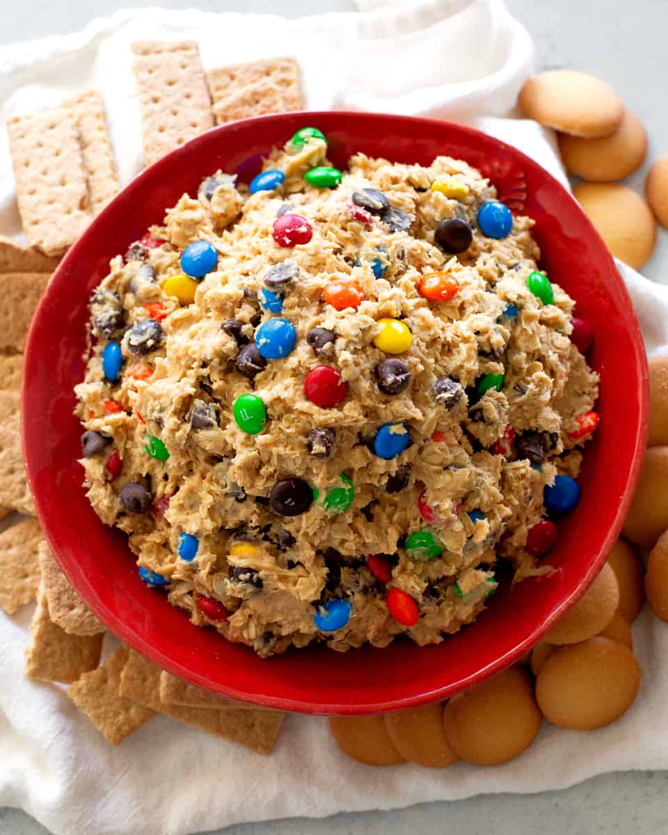 monster cookie dip - Monster Cookie Dough Dip