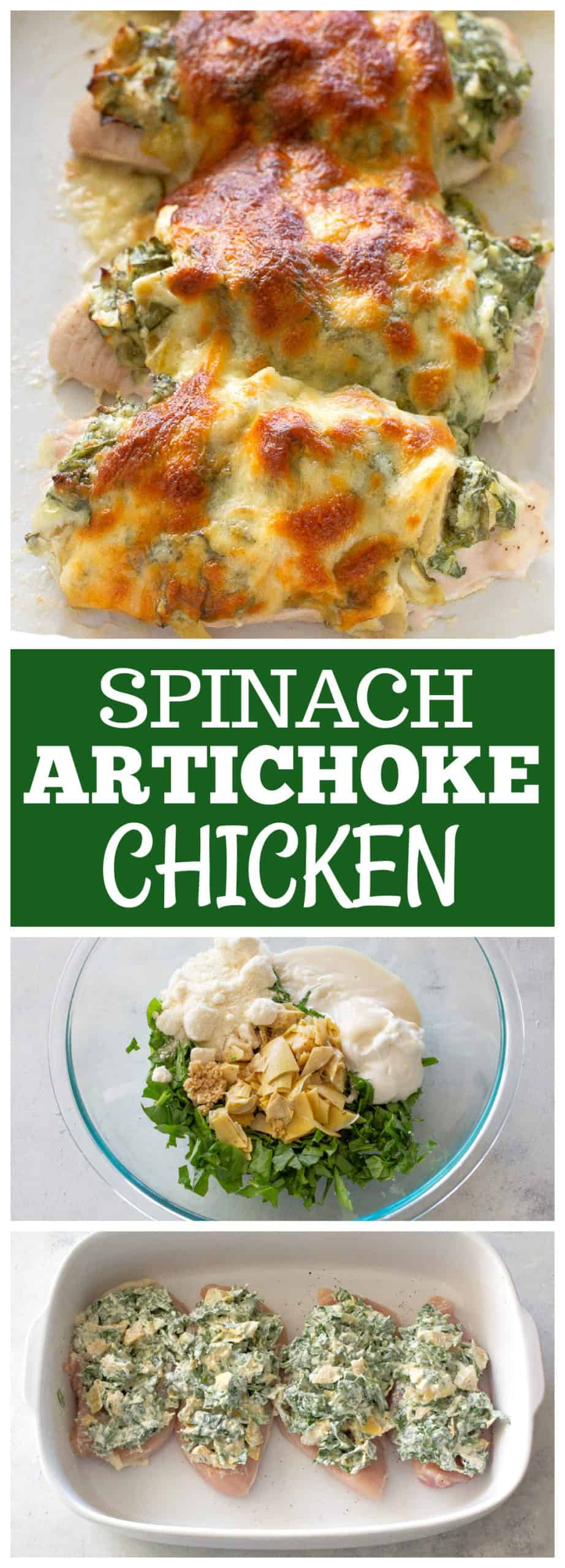 spinach artichoke chicken scaled - Spinach Artichoke Chicken