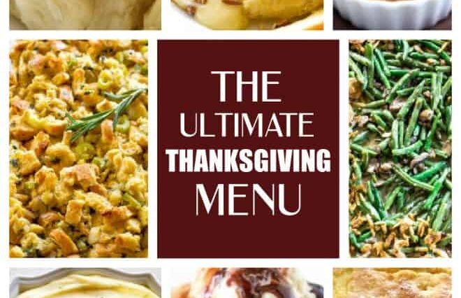 Thanksgiving menu - The Ultimate Thanksgiving Menu