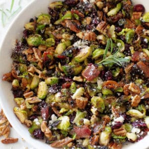 brussels sprouts salad - Warm Brussels Sprouts Salad