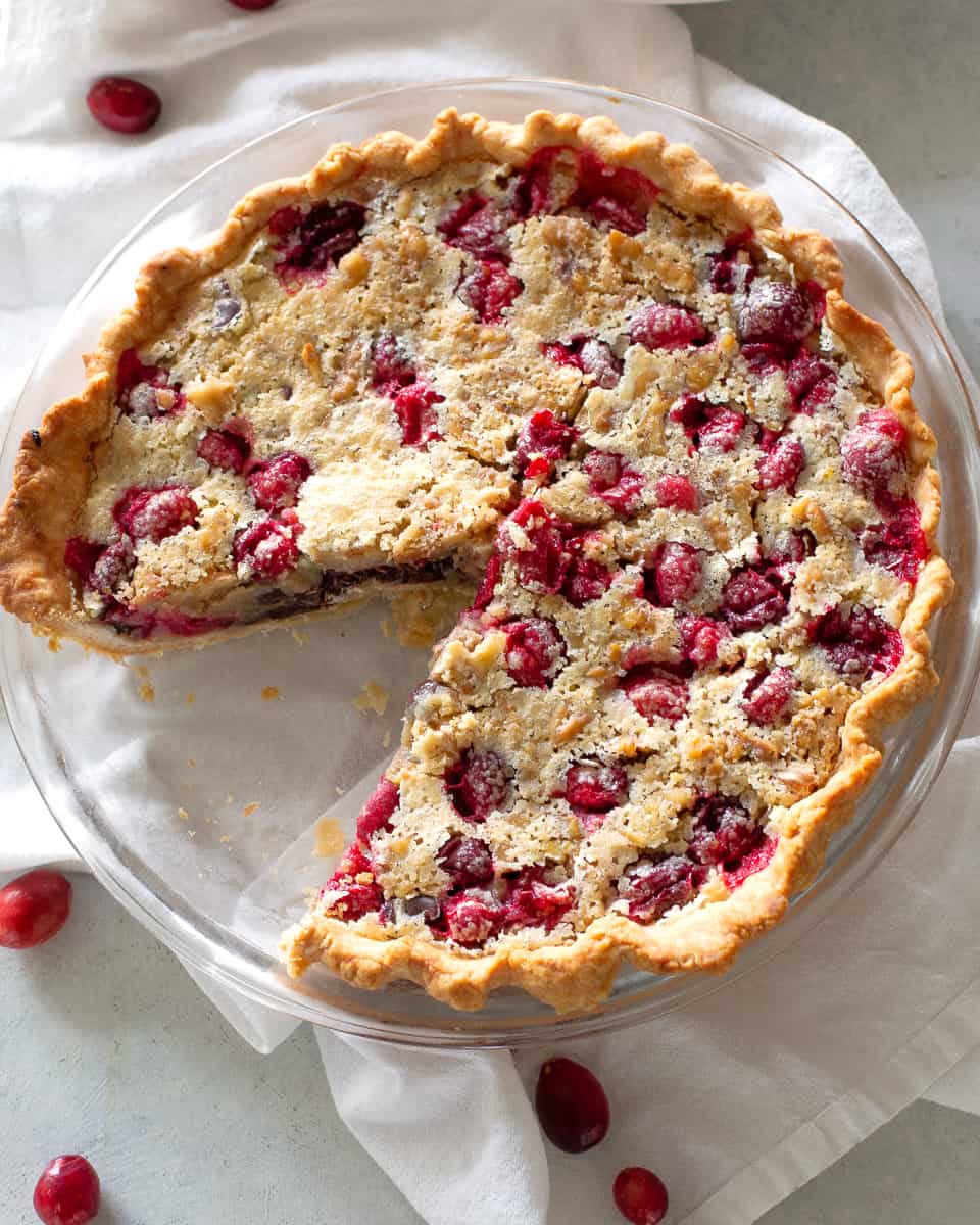 cranberry chocolate pie - Cranberry Chocolate Pie