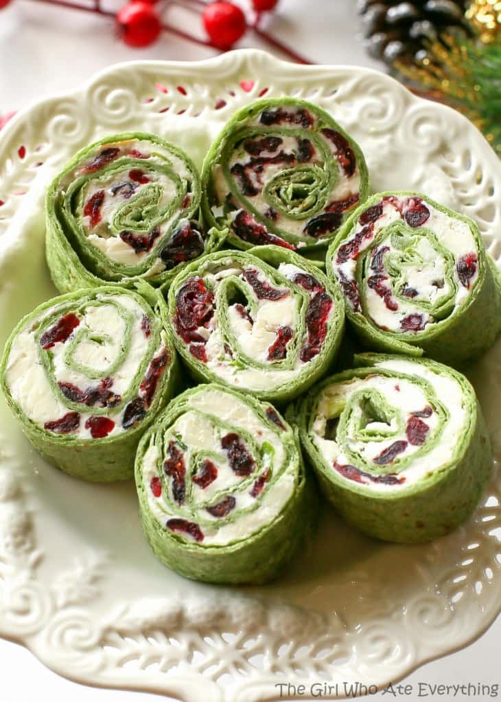 feta cranberry pinwheels - Cranberry and Feta Pinwheels