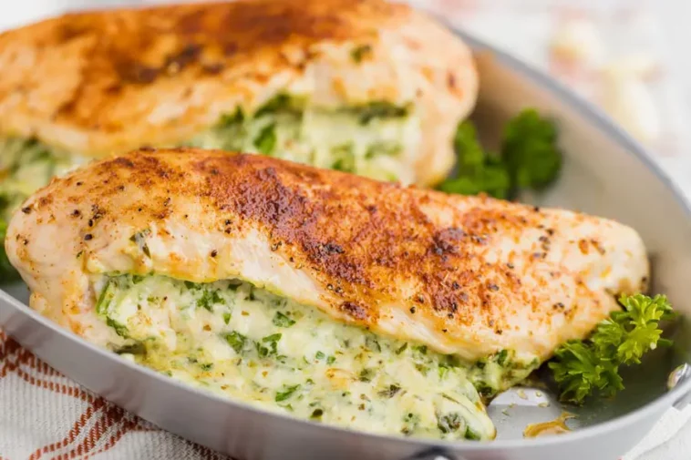 spinach stuffed chicken breast - Spinach Stuffed Chicken Breast