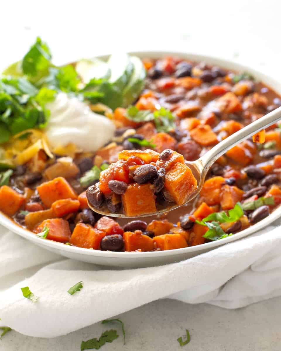 sweet potato black bean chili - Sweet Potato Black Bean Chili