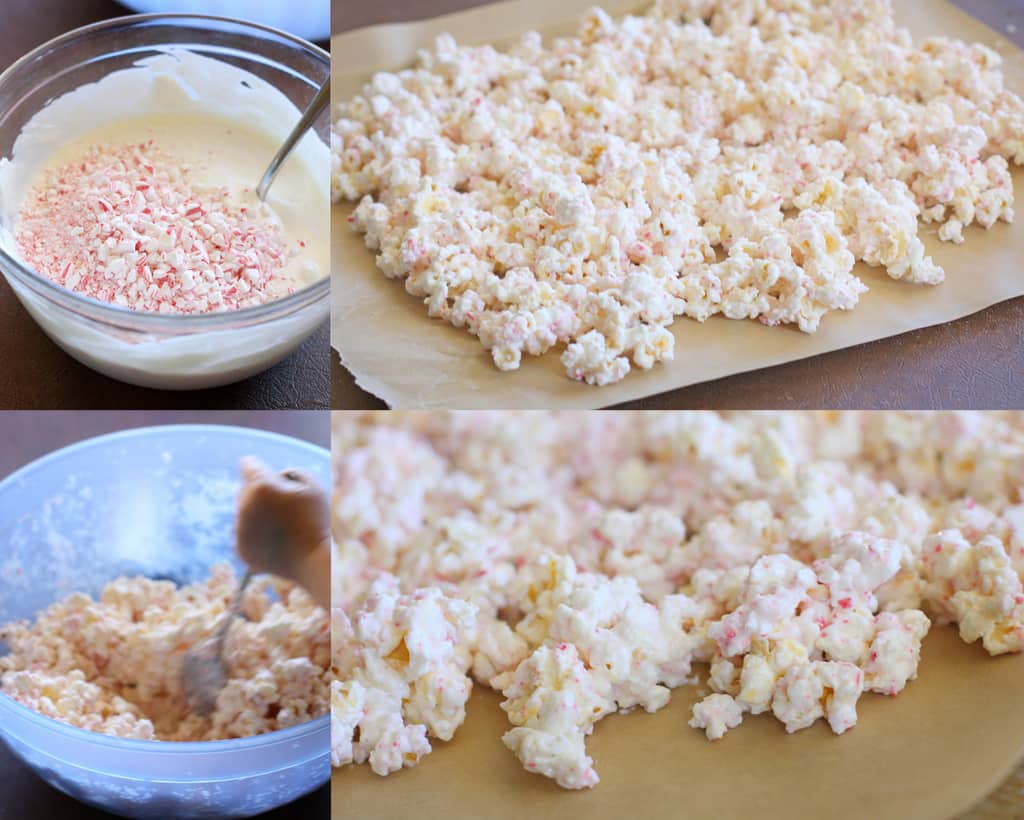 Candy Cane Popcorn - candy cane assemble
