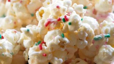 candy cane popcorn - Candy Cane Popcorn