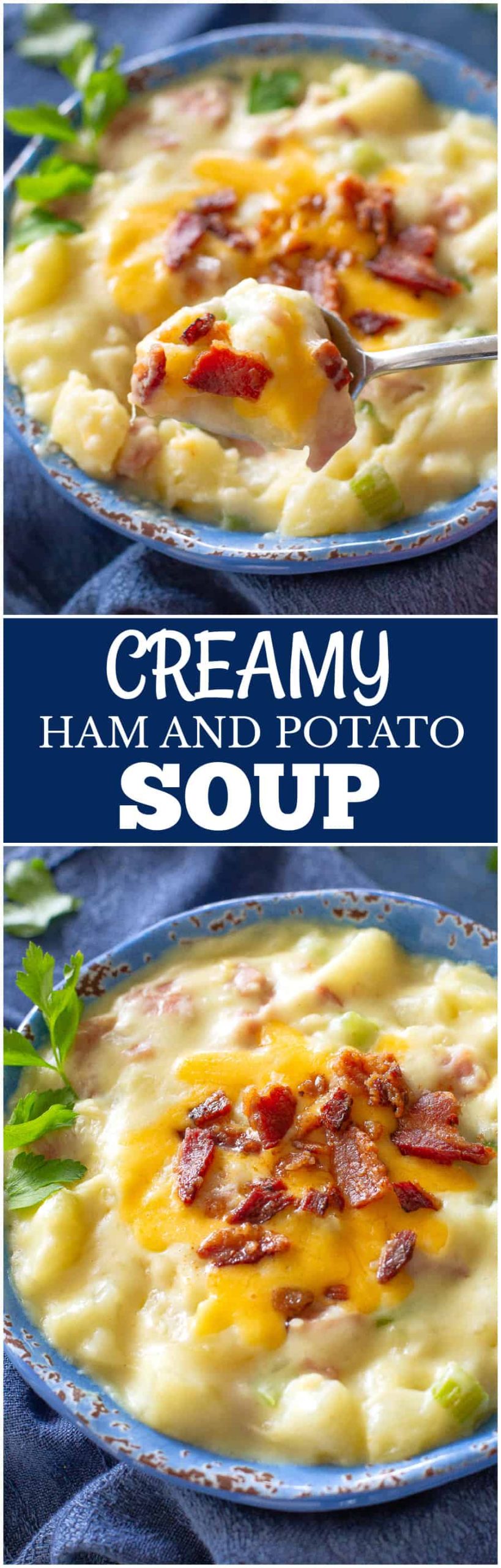 creamy ham potato soup scaled - Creamy Ham and Potato Soup