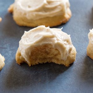 eggnog cookies - Soft Eggnog Cookies