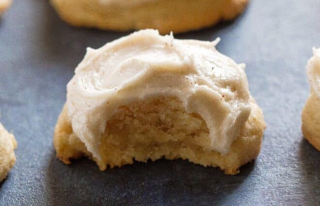 eggnog cookies - Soft Eggnog Cookies