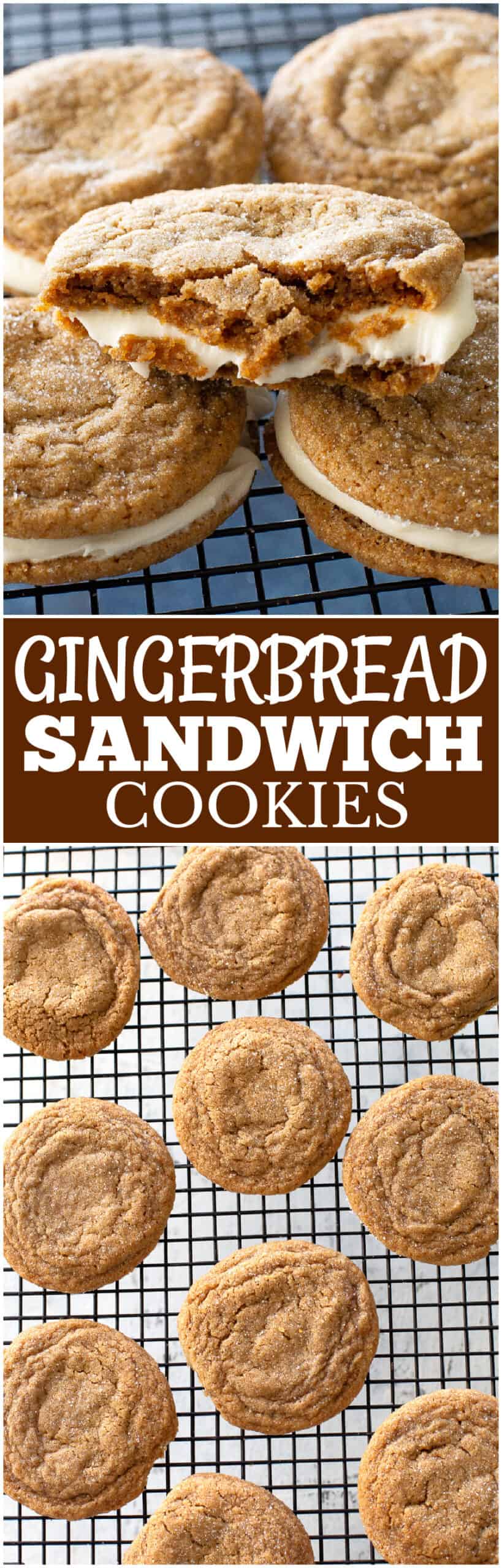 gingerbread sandwich cookies scaled - Gingerbread Sandwich Cookies