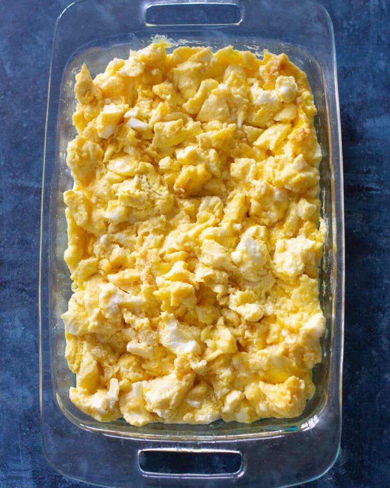 oven scrambled eggs - Oven Scrambled Eggs