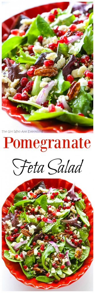 pomegranate feta salad - Pomegranate Feta Salad