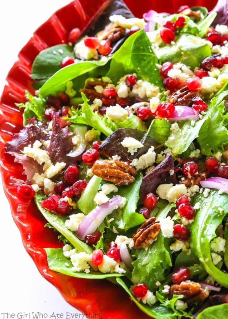 pomegranate salad - Pomegranate Feta Salad