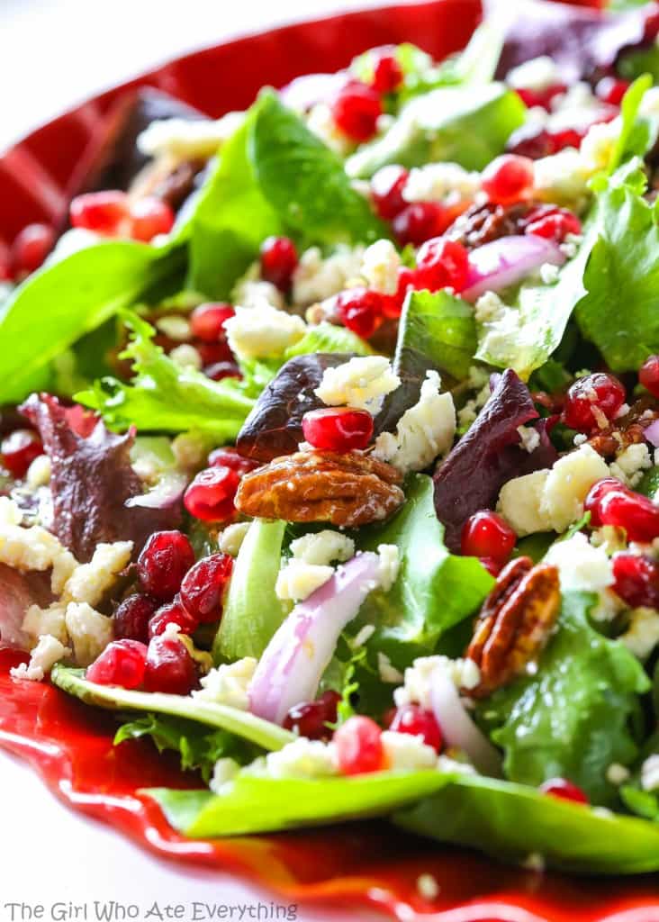 pomegranate salad - Pomegranate Feta Salad